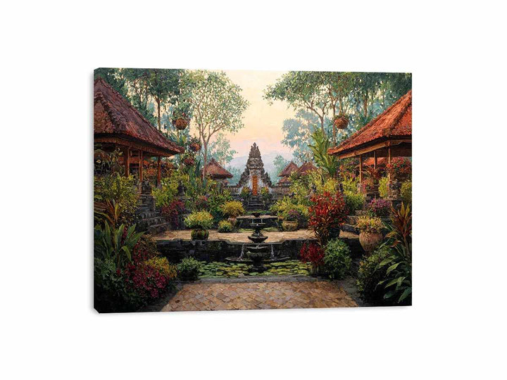 Bali Garden Painting