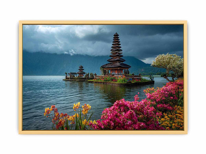 Bali Temple  Streched canvas