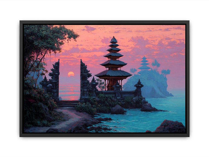 Bliss Bali Scene  Canvas Print