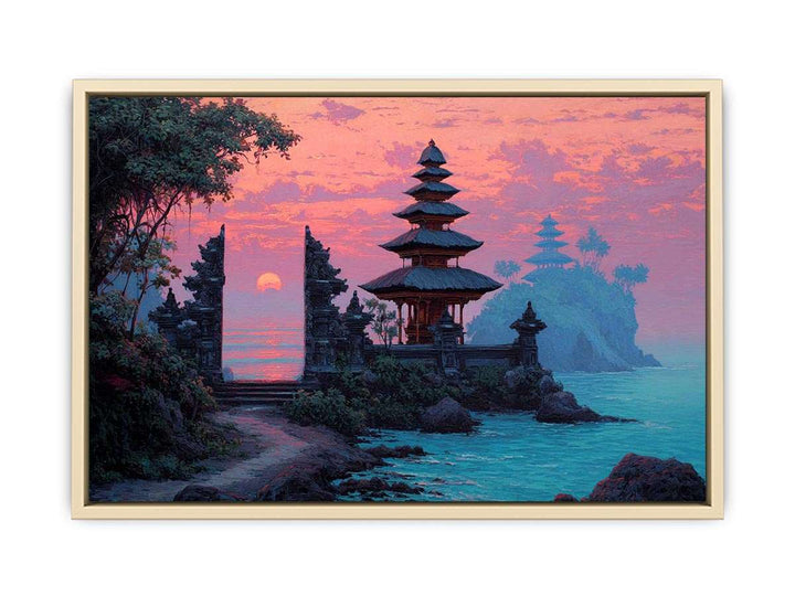 Bliss Bali Scene  Art Print