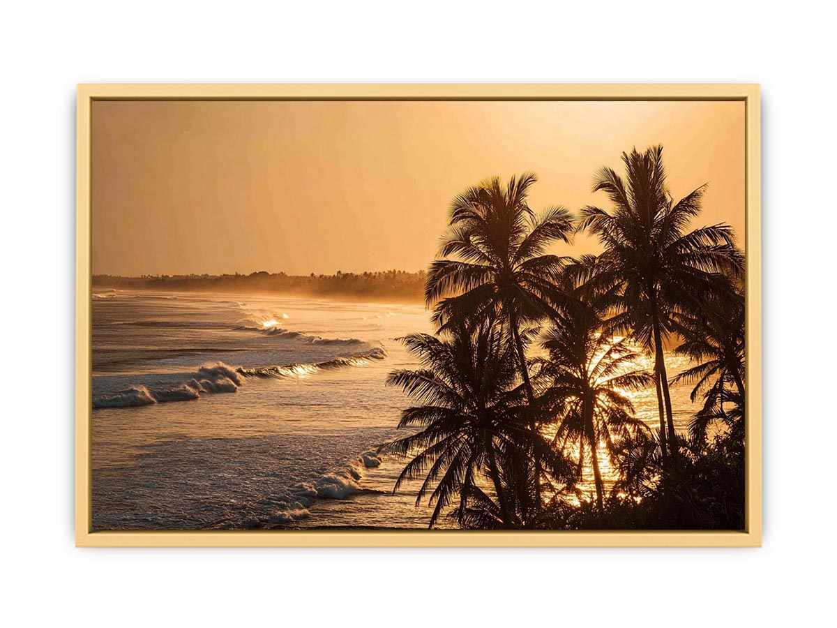 Blai Golden  Sunrise  Streched canvas