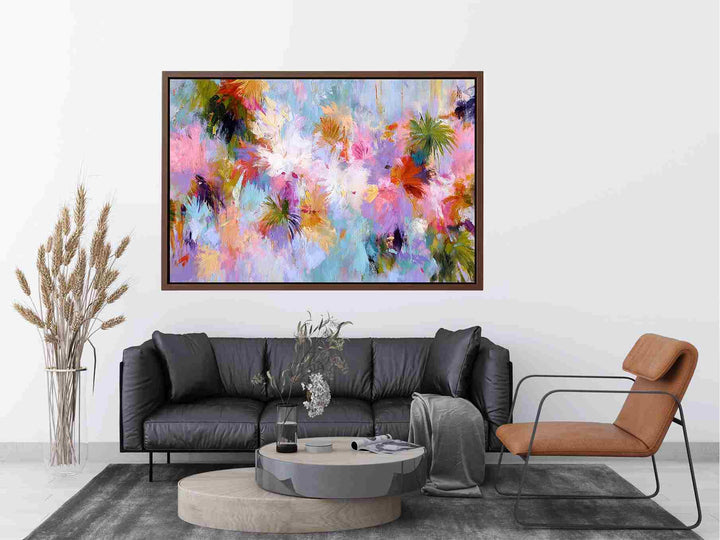 Tropical Bali Abstract Painting