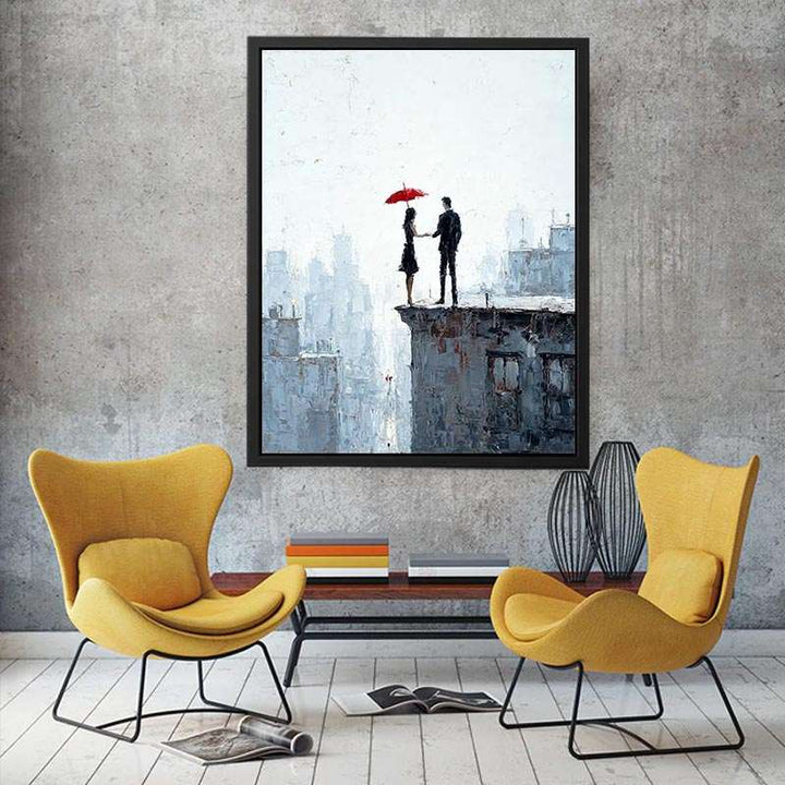 Love in Paris Painting