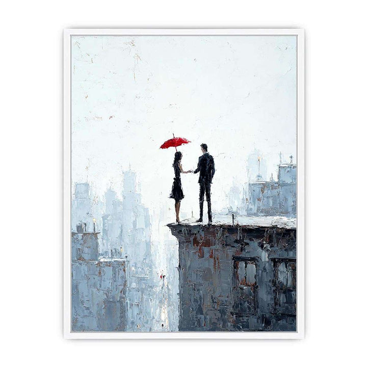 Love in Paris Framed Print