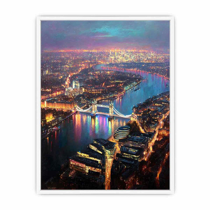 Bird’s Eye London Framed Print