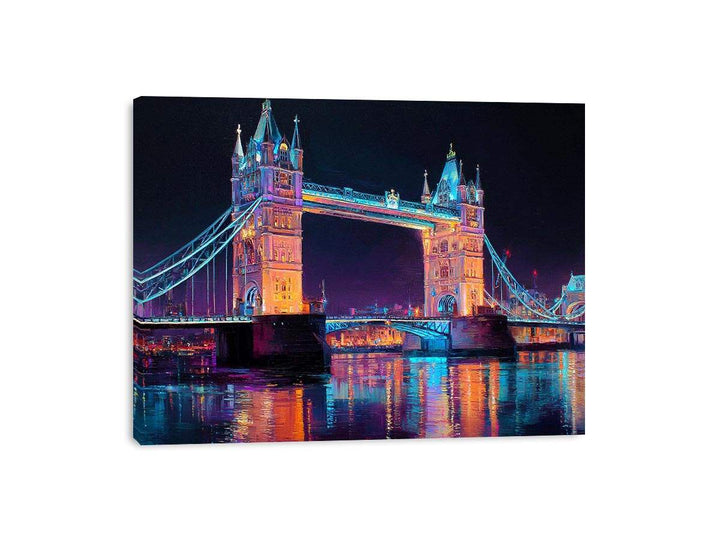 Historic London Bridge Painting