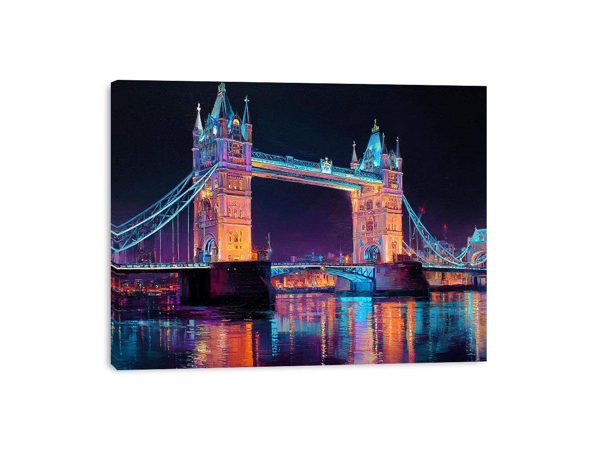 Historic London Bridge Painting