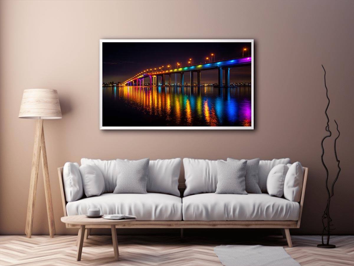 Tasman Bridge Hobart  Painting