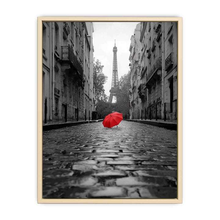  Eiffel Tower Street  Art Print