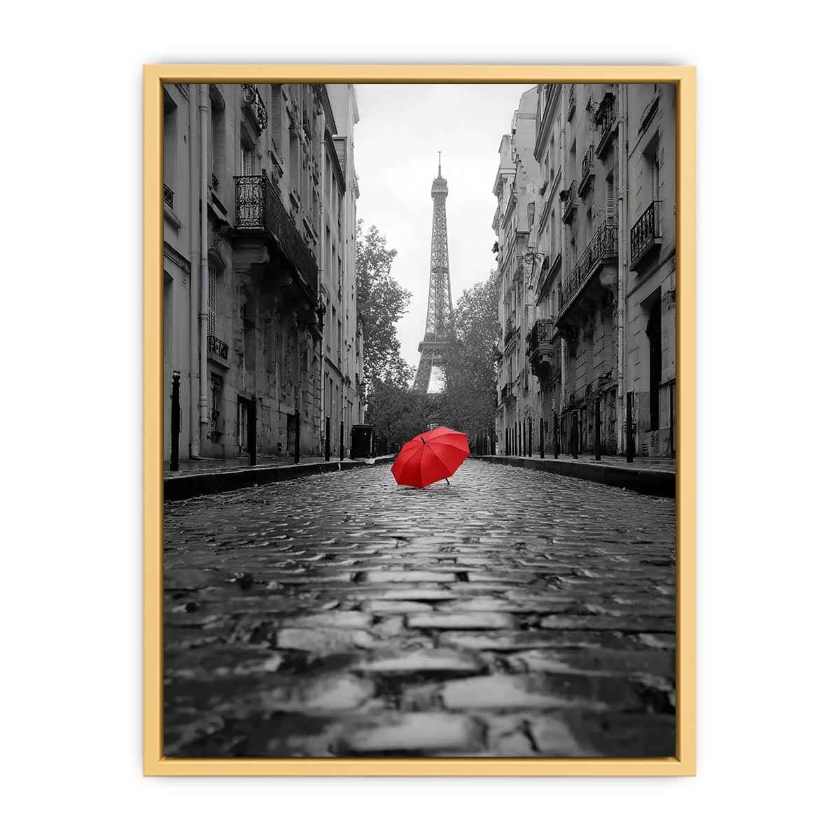 Eiffel Tower Street  Streched canvas