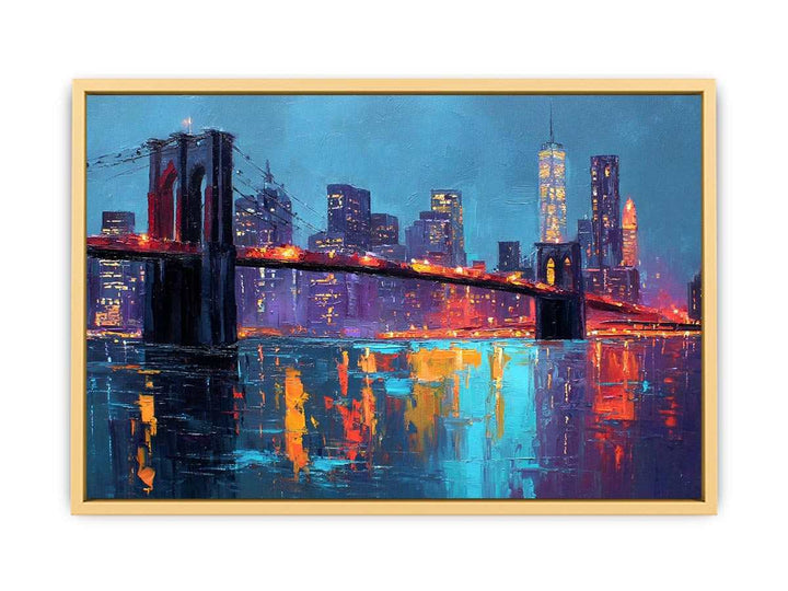 Brooklyin Bridge Abstract  Streched canvas