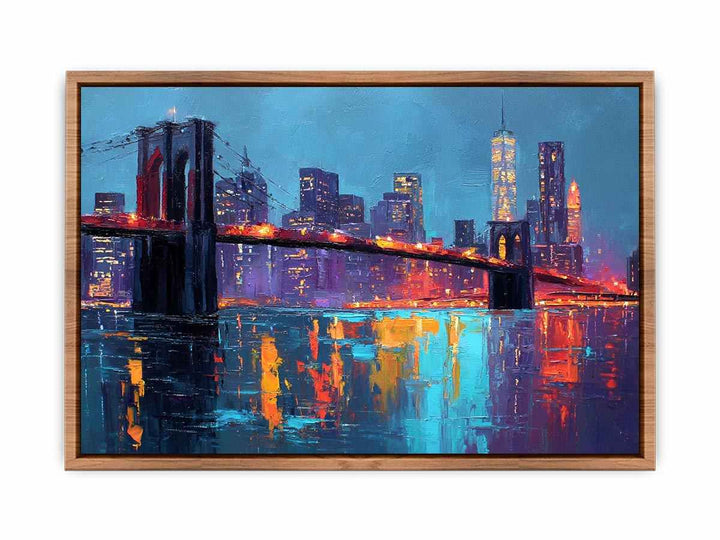 Brooklyin Bridge Abstract Poster