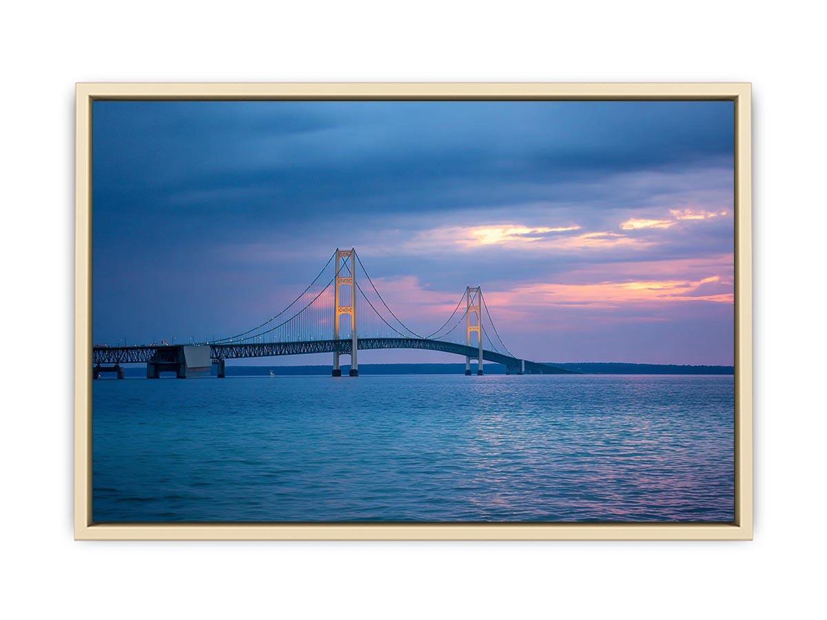 Mackinac Bridge ��� Michigan  Art Print