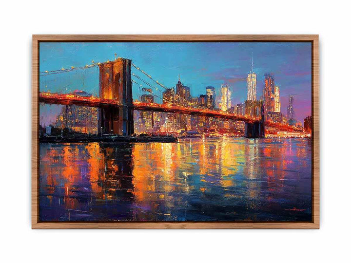 Brooklyn Bridge Twilight Poster