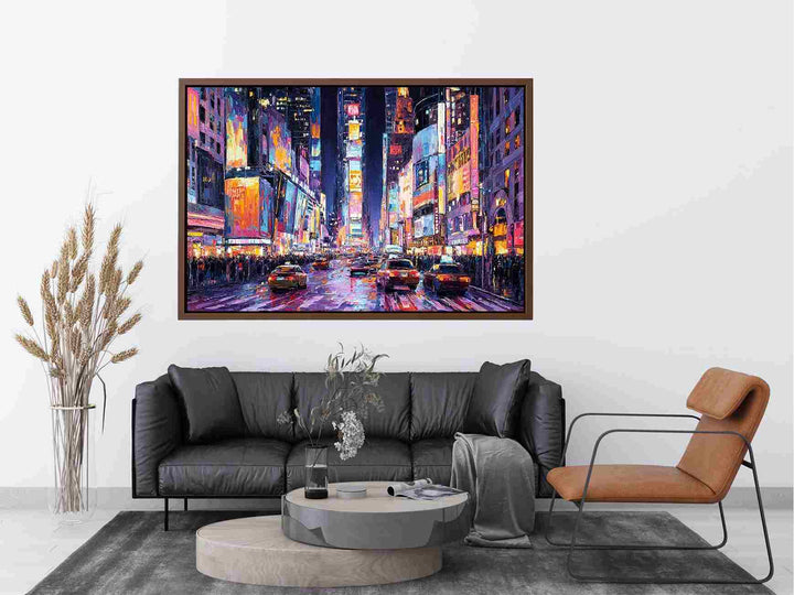 Times Square Glow Painting