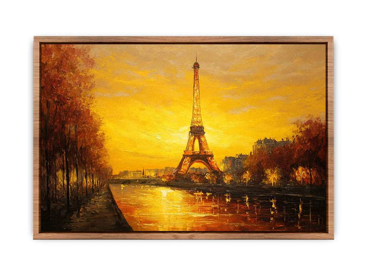 Eiffel Tower Sunset Poster