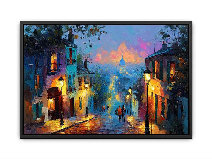 Montmartre Street  Canvas Print