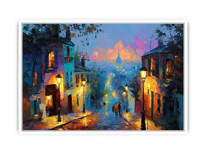 Montmartre Street Framed Print