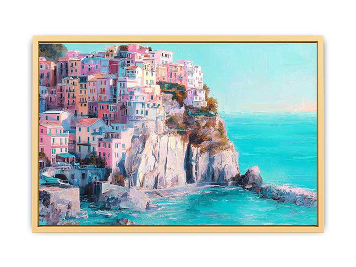Amalfi Coast Serenity  Streched canvas