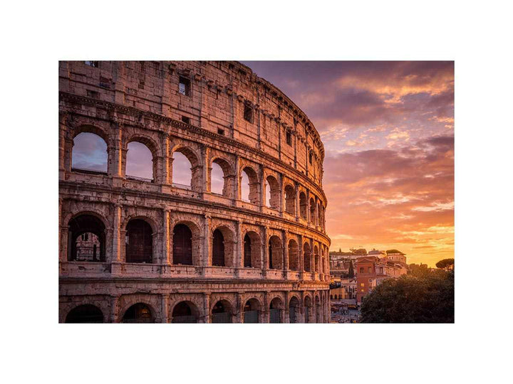 Rome Colosseum Sunset