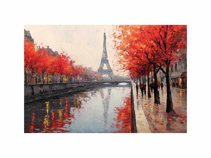 Paris in Autumn Glow 