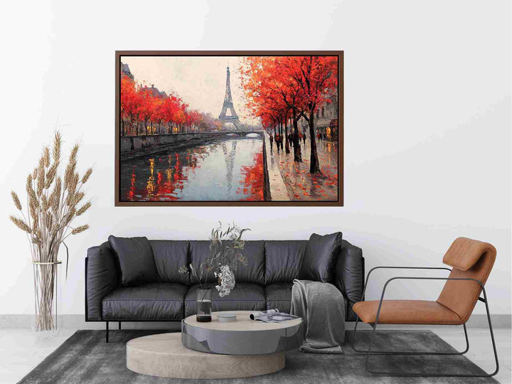 Paris in Autumn Glow  Painting