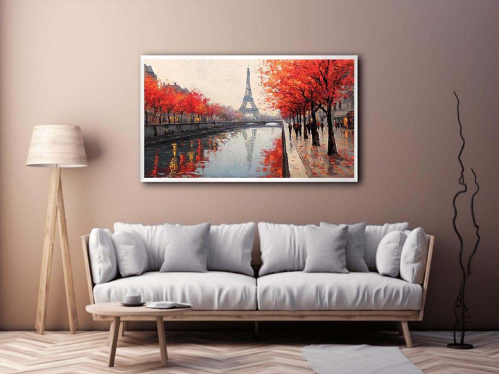 Paris in Autumn Glow  Painting