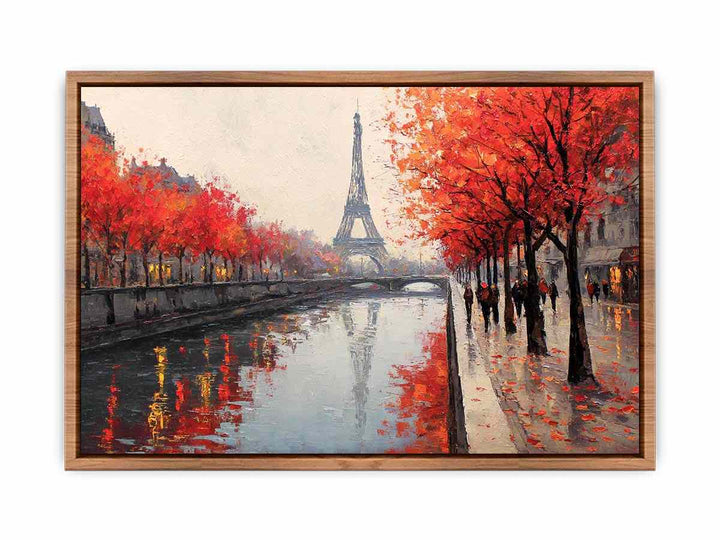 Paris in Autumn Glow  Poster