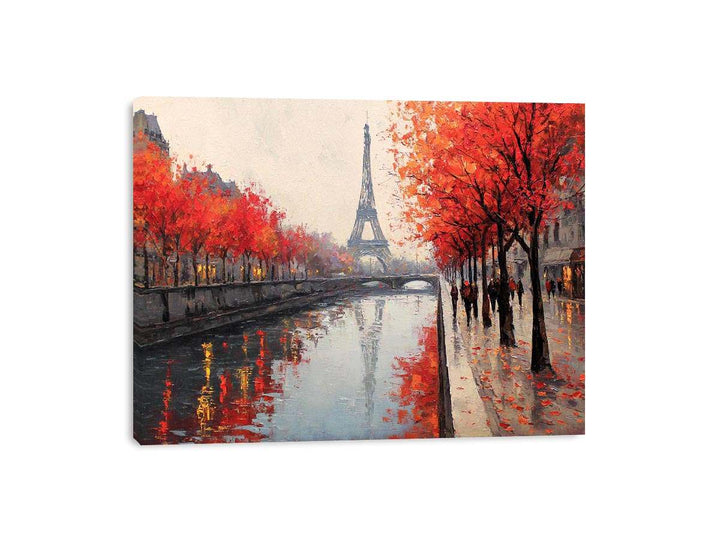 Paris in Autumn Glow  Painting
