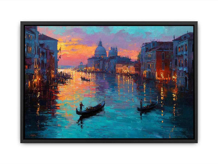 Venice Grand Canal Elegance  Canvas Print