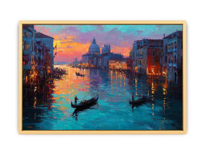 Venice Grand Canal Elegance  Streched canvas