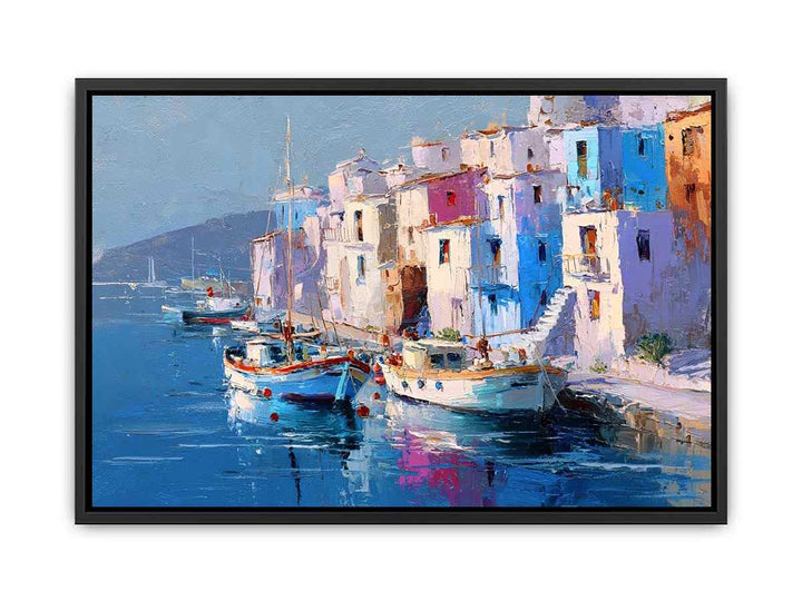 Greek Island Serenity  Canvas Print