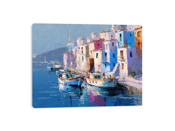 Greek Island Serenity Painting