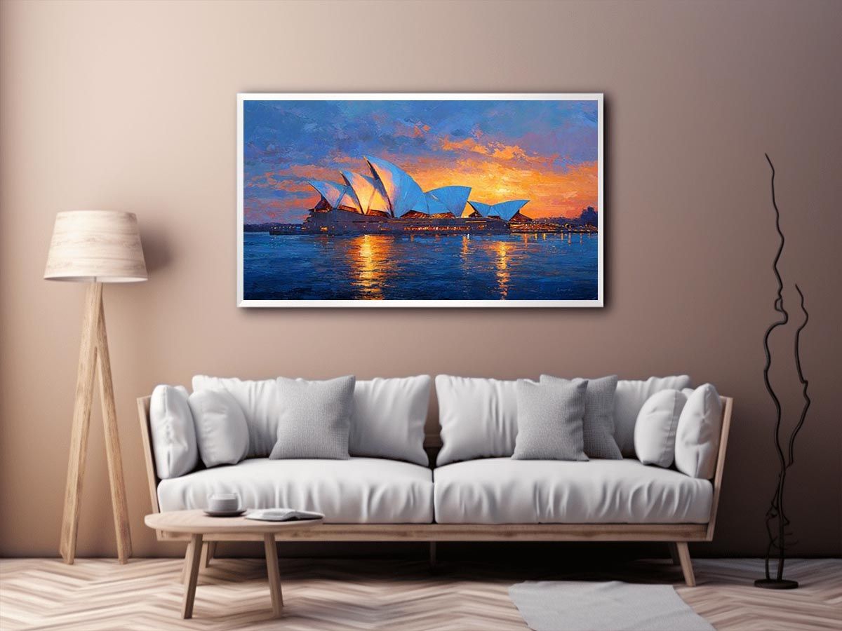 Sydney Opera House Glow Painting