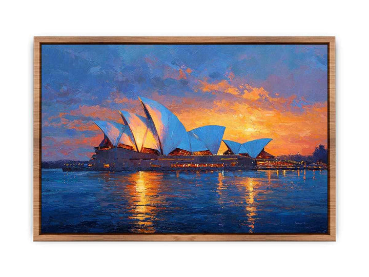 Sydney Opera House Glow Poster