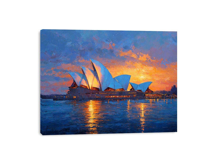 Sydney Opera House Glow Painting