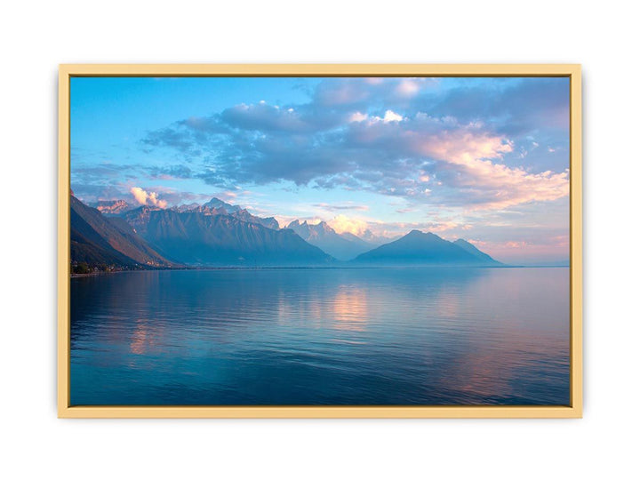 Lake Geneva Serenity  Streched canvas