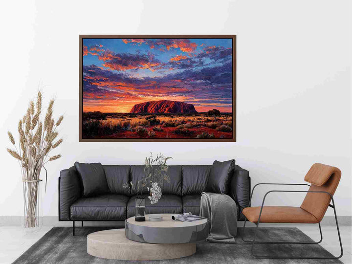 Uluru Sunset Majesty Painting