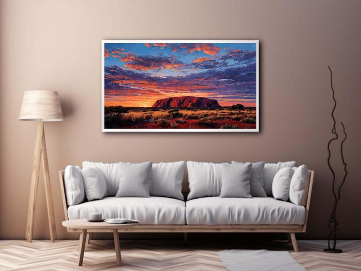 Uluru Sunset Majesty Painting