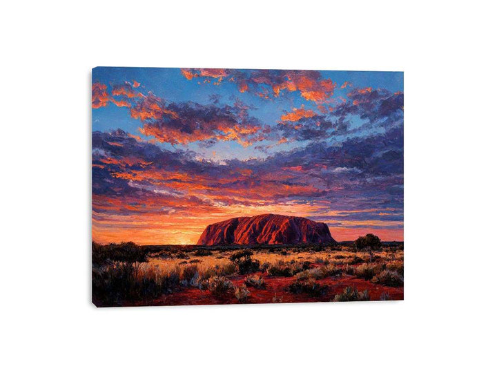 Uluru Sunset Majesty Painting