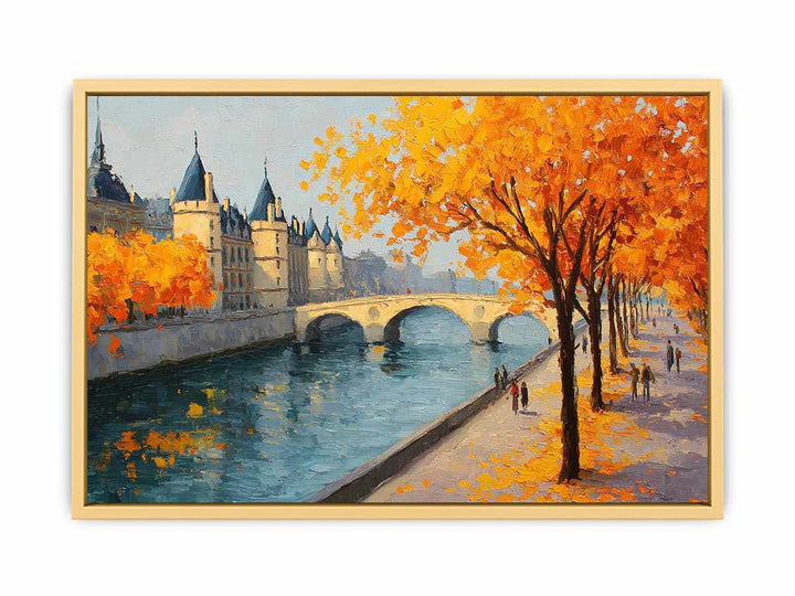  Autumn in Paris  Streched canvas