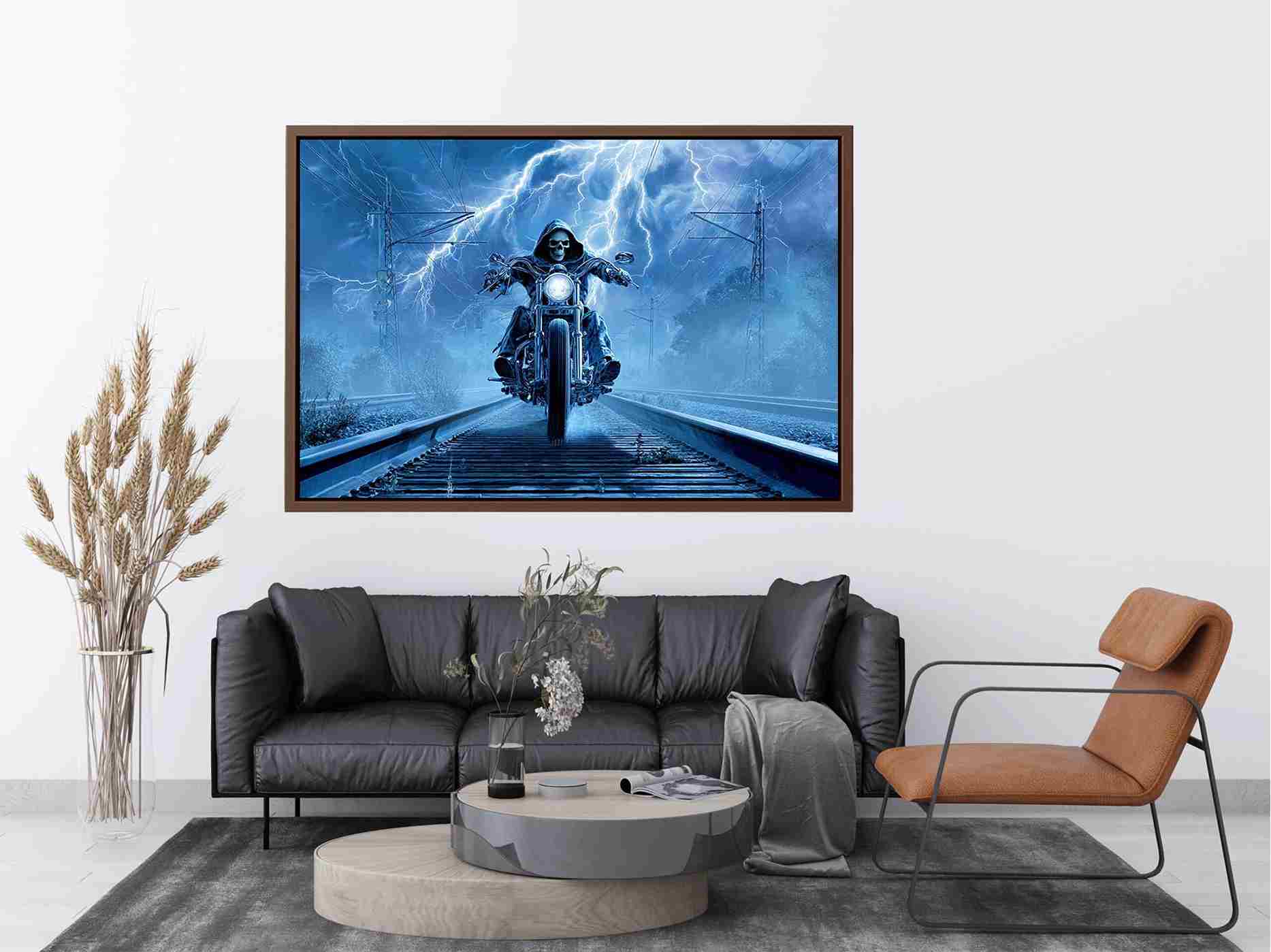 Rider Motorcycle  Painting