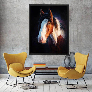Modern Horse Art Painting  Canvas Print