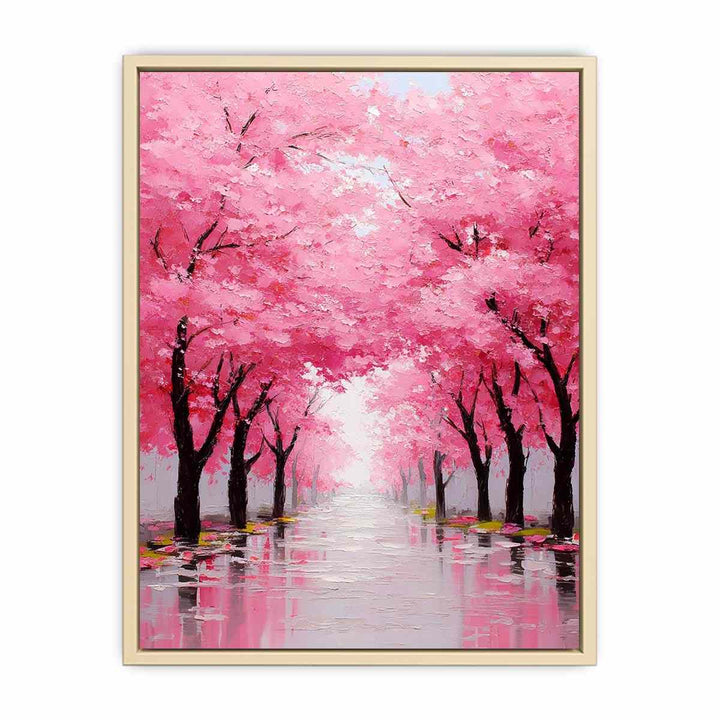 Cherry Blossom Trees  Art Print