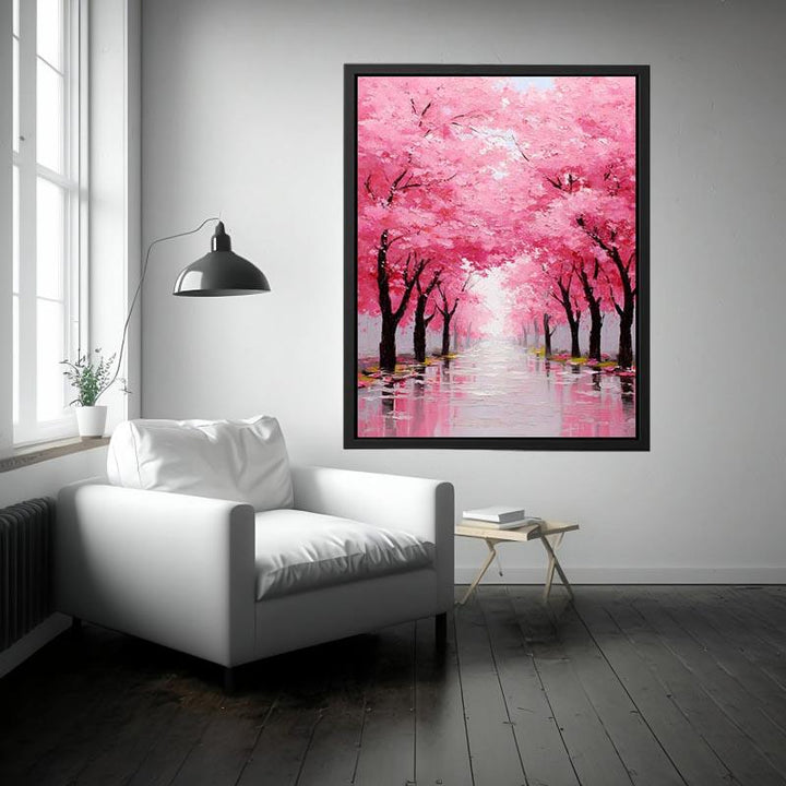 Cherry Blossom Trees Painting