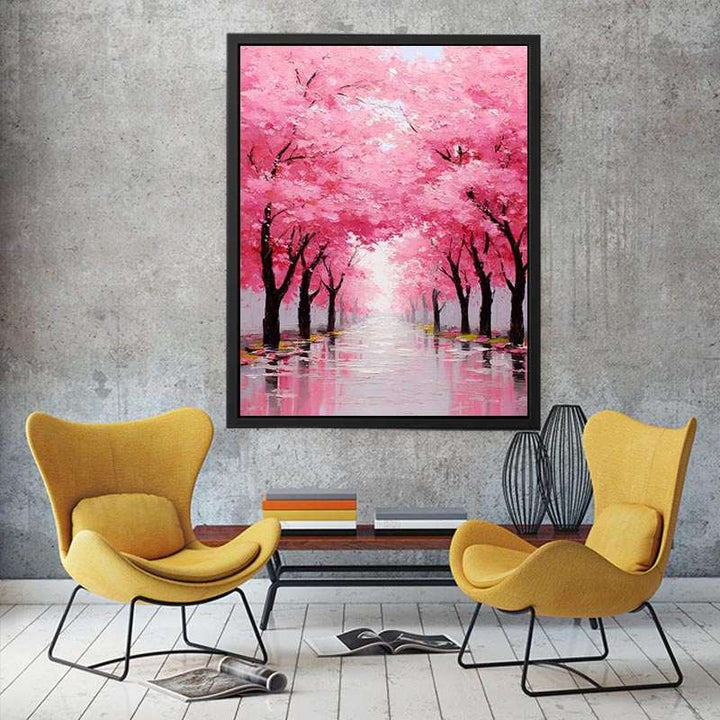 Cherry Blossom Trees Painting