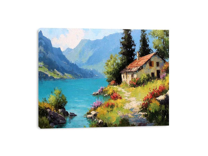 River Cottage Painting