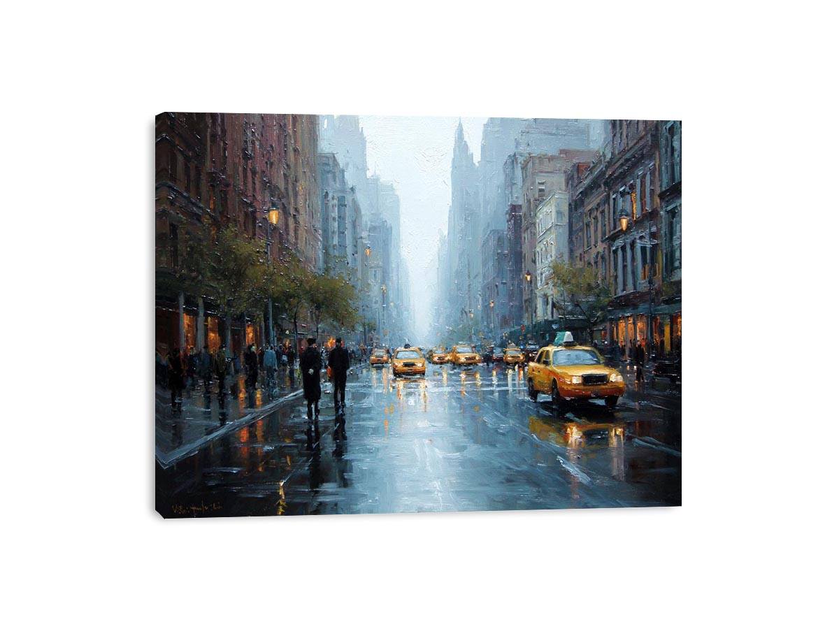 New York street Framed Print
