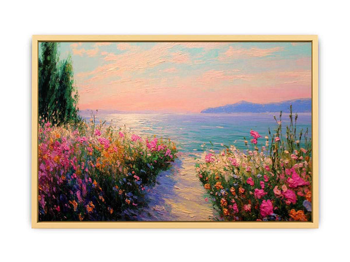 Tranquil Coast Streched canvas