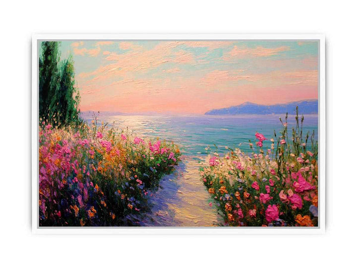 Tranquil Coast Framed Print